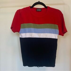 90s retro accomplice striped shirt! She’s perfect <3